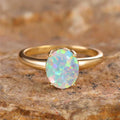Vintage Golden Opal Ring