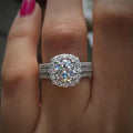 Radiant Tiered Silver Band