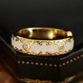 White Gold Band.