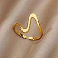 Uneven Gold Band.