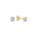 Moon Tears Stone Stud Earrings