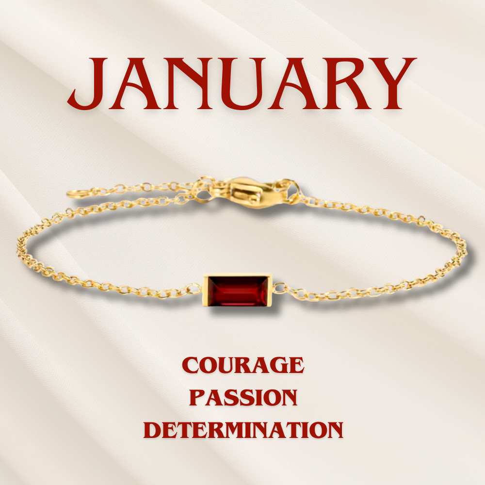 Heartline Gemstone Bracelet