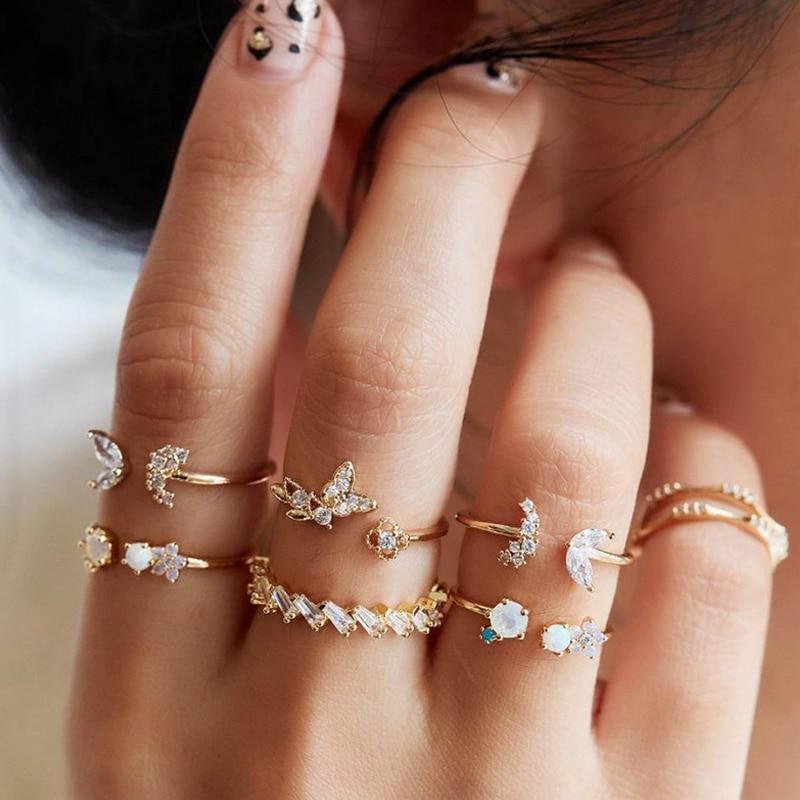 Unique Premium Set of 8 to 12 Rings