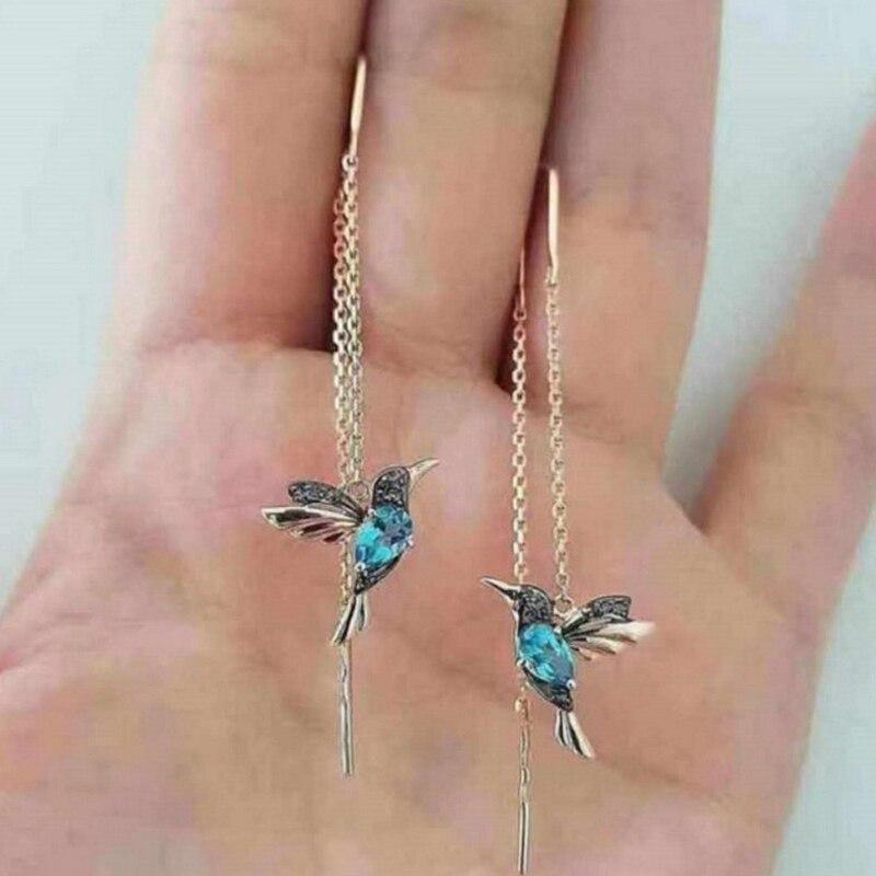 Hummingbird Enamel and Zirconia Studs