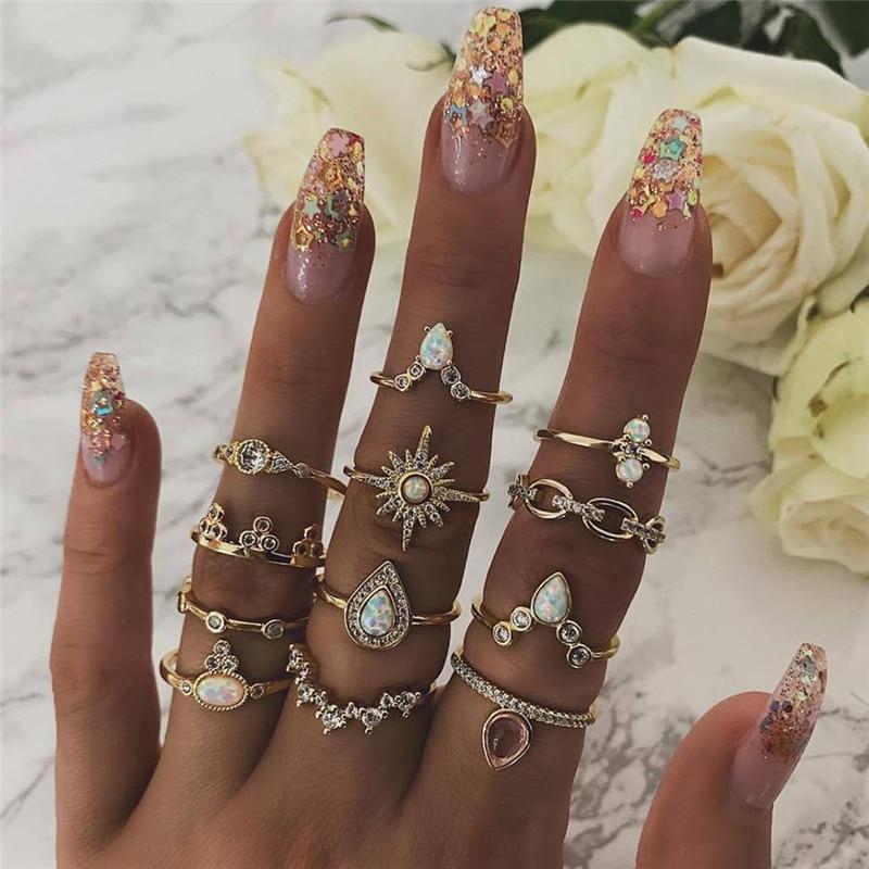 Unique Premium Set of 8 to 12 Rings