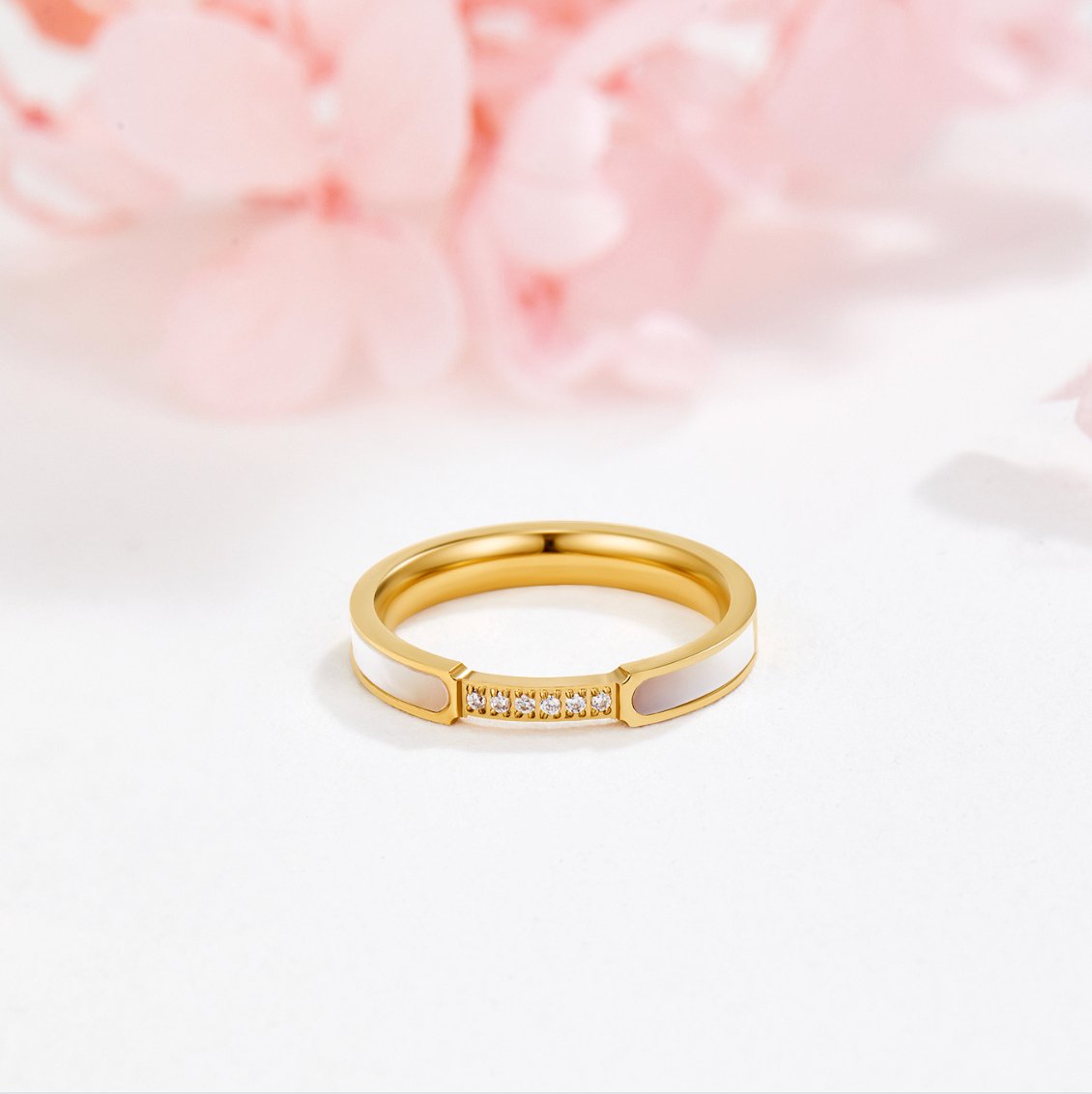 Gold Inlay Band Ring -> Gold Inlay Ring Band