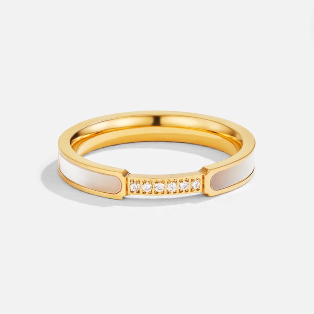 Gold Inlay Band Ring -> Gold Inlay Ring Band