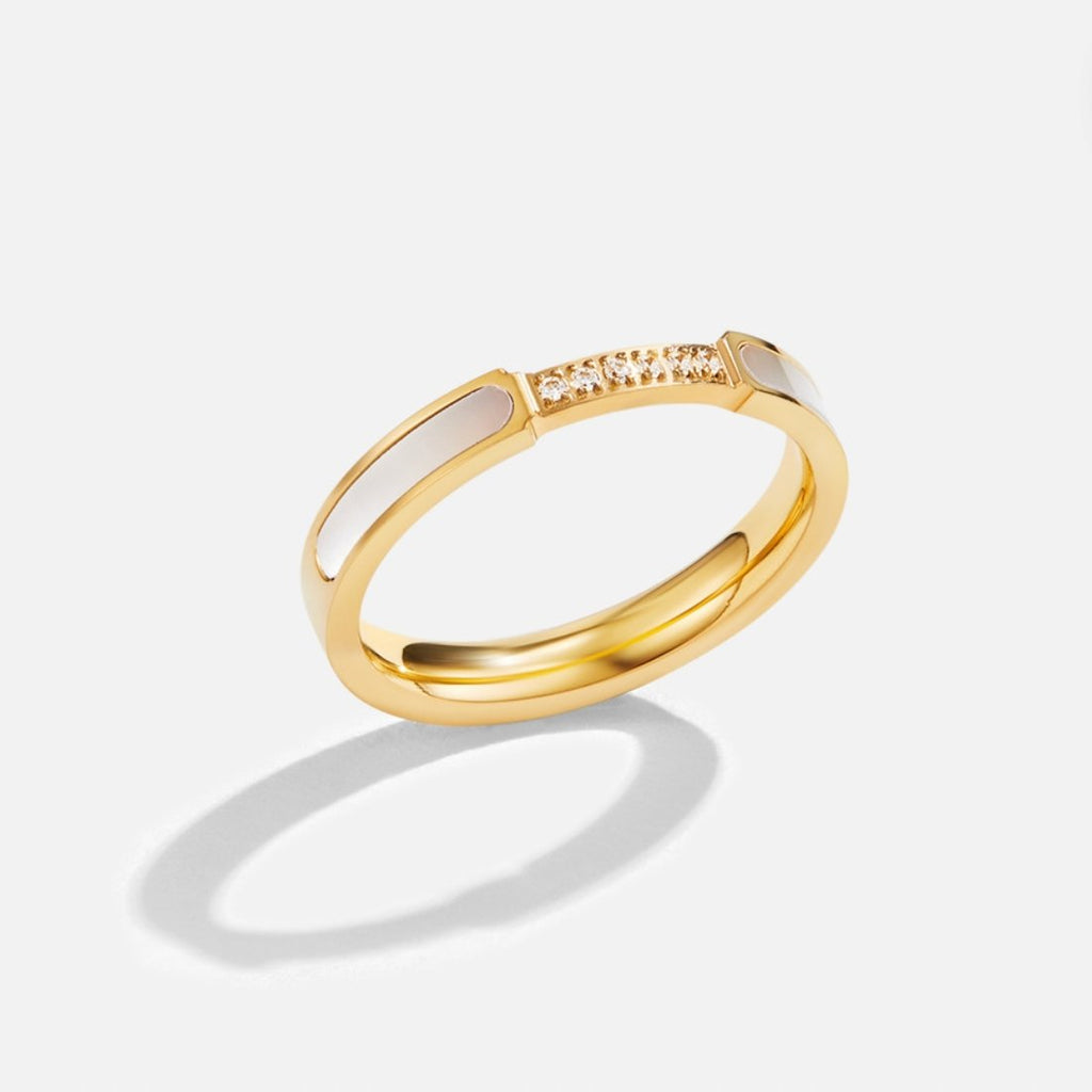 Gold Inlay Band Ring -> Gold Inlay Ring Band