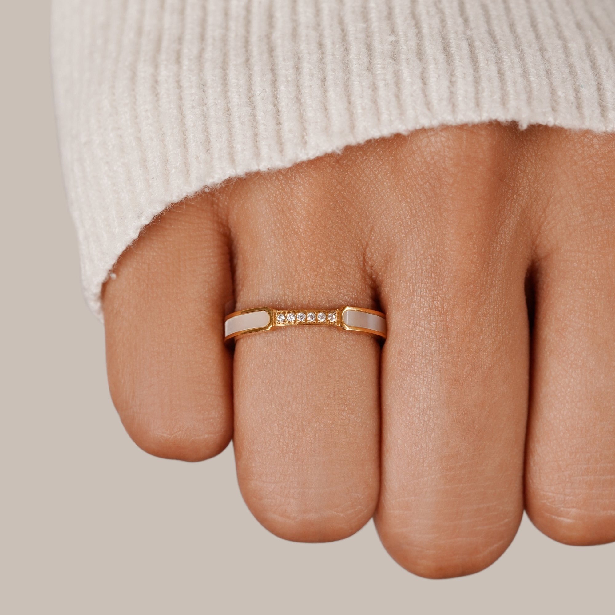 Gold Inlay Band Ring -> Gold Inlay Ring Band