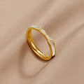 Gold Inlay Band Ring -> Gold Inlay Ring Band