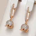 Elegant Radiant Golden Bells Earrings
