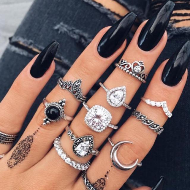 Unique Premium Set of 8 to 12 Rings