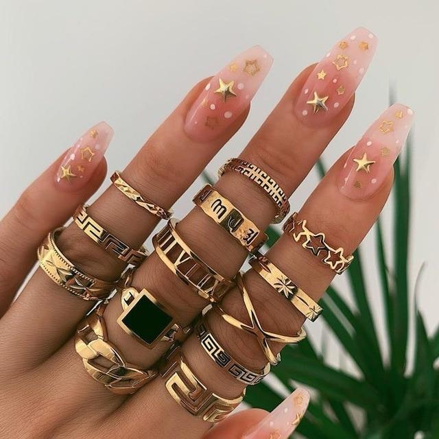 Unique Premium Set of 8 to 12 Rings